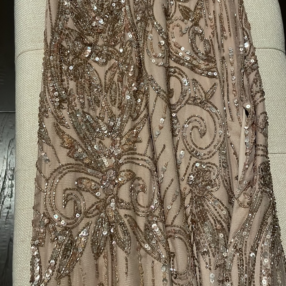Aidan Mattox Sequin Gown - image 5